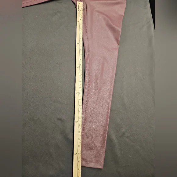 Zella Leggings Womens Size Medium Dusty Rose Beige Pink Active Workout Pockets - Picture 5 of 8